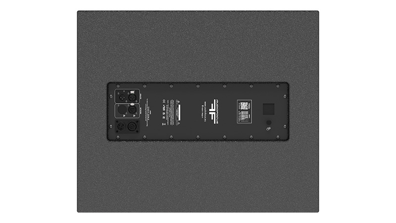 115SGa_Back AUDIOFOCUS 115SGa ground stack 15" subwoofer - rear view