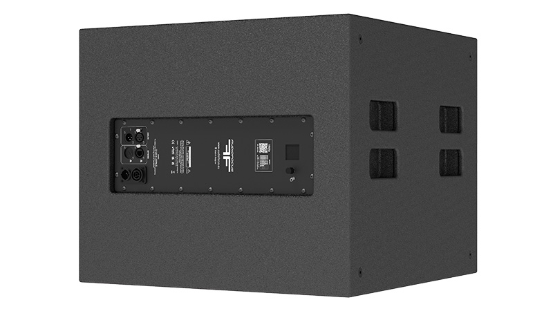 115SGa_BackRight AUDIOFOCUS 115SGa ground stack 15" subwoofer - rear right view