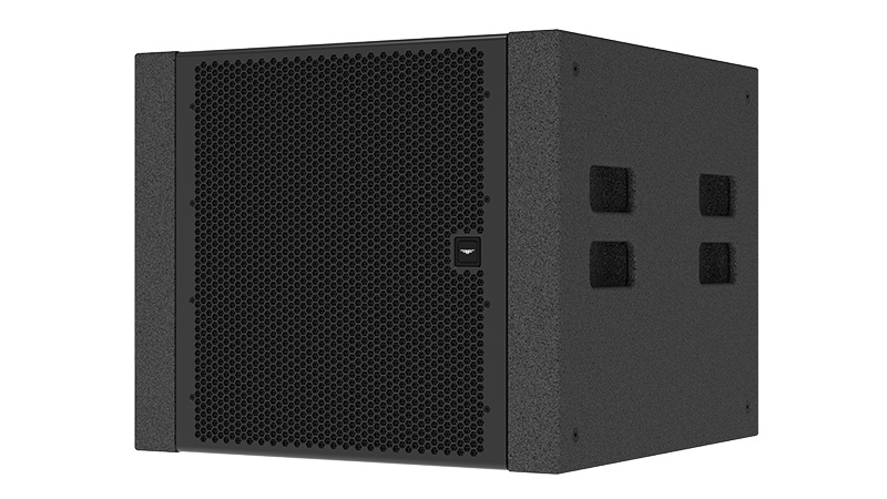 115SGa_FrontRight AUDIOFOCUS 115SGa ground stack 15" subwoofer - front right view