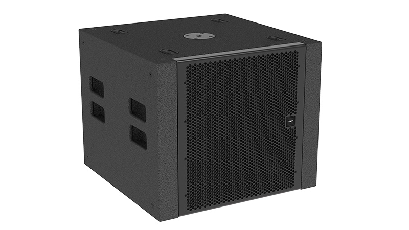 115SGa_UpsideLeft AUDIOFOCUS 115SGa ground stack 15" subwoofer - front upside left view