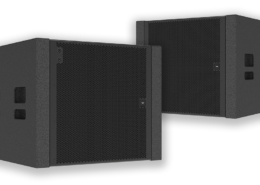 AUDIOFOCUS 118SG and 118SGa passive and active ground stack 18" subwoofers