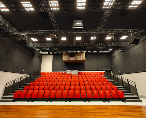 Salle_Saint-Pierre4 Salle Saint-Pierre ARRoCC constant curvature loudspeaker installation